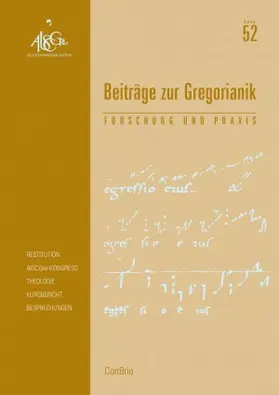 Christian Dostal (Schriftleitung) |  Beiträge zur Gregorianik | Zeitschrift |  Sack Fachmedien
