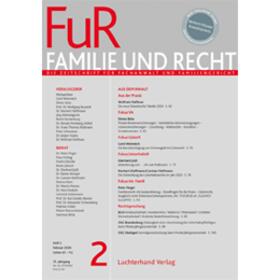 Klein / Weinreich / Büte u.a. |  FuR - Familie und Recht | Zeitschrift |  Sack Fachmedien