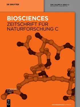 Editor-in-Chief: Seibel, Jürgen |  Zeitschrift für Naturforschung C | Zeitschrift |  Sack Fachmedien