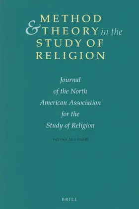  Method & Theory in the Study of Religion | Zeitschrift |  Sack Fachmedien