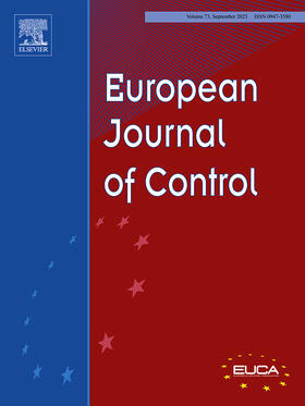 European Journal of Control | Elsevier | Zeitschrift | sack.de
