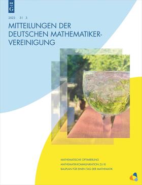 Editor-in-Chief: Stiller, Sebastian |  Mitteilungen der Deutschen Mathematiker-Vereinigung | Zeitschrift |  Sack Fachmedien