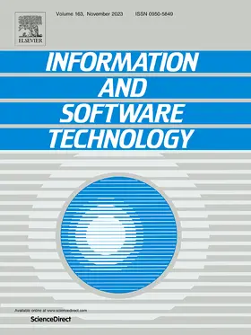 Information and Software Technology | Elsevier | Zeitschrift | sack.de