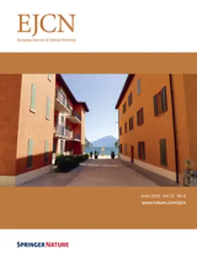 European Journal of Clinical Nutrition | Springer Nature | Zeitschrift | sack.de
