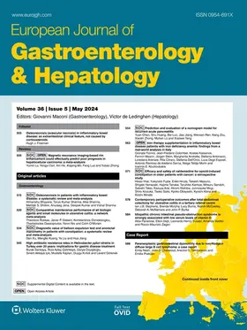 European Journal of Gastroenterology & Hepatology | Lippincott | Zeitschrift | sack.de