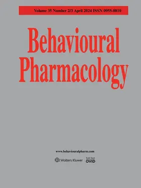 Behavioural Pharmacology | Lippincott | Zeitschrift | www.sack.de