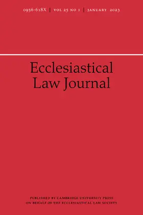  Ecclesiastical Law Journal | Zeitschrift |  Sack Fachmedien