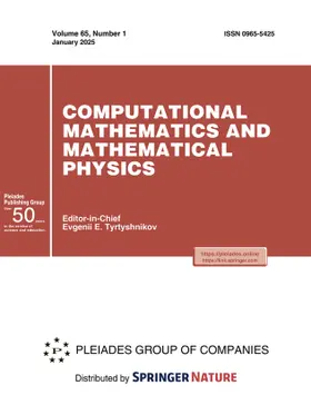  Computational Mathematics and Mathematical Physics | Zeitschrift |  Sack Fachmedien