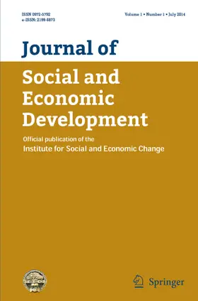 Editor-in-Chief: MG Chandrakanth |  Journal of Social and Economic Development | Zeitschrift |  Sack Fachmedien