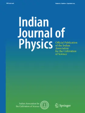 Editor-in-Chief: Subham Majumdar |  Indian Journal of Physics | Zeitschrift |  Sack Fachmedien