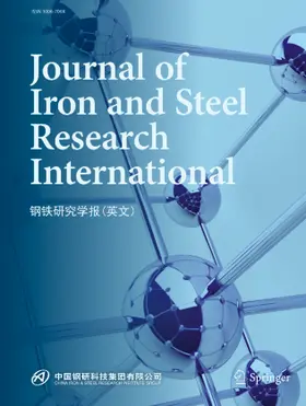  Journal of Iron and Steel Research International | Zeitschrift |  Sack Fachmedien