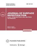  Journal of Surface Investigation: X-ray, Synchrotron and Neutron Techniques | Zeitschrift |  Sack Fachmedien