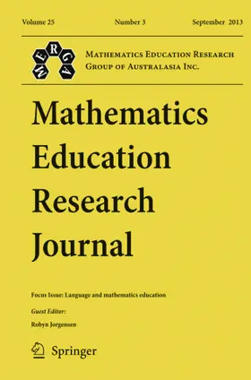  Mathematics Education Research Journal | Zeitschrift |  Sack Fachmedien