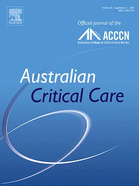 Editor-in-Chief: Professor Andrea Marshall |  Australian Critical Care | Zeitschrift |  Sack Fachmedien