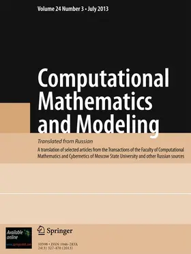  Computational Mathematics and Modeling | Zeitschrift |  Sack Fachmedien