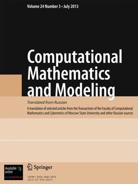 Computational Mathematics and Modeling | Springer | Zeitschrift | sack.de