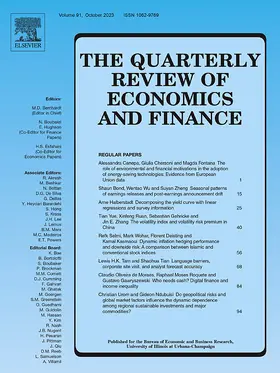 The Quarterly Review of Economics and Finance | North-Holland | Zeitschrift | sack.de