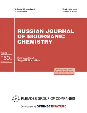 Russian Journal of Bioorganic Chemistry | Pleiades Publishing | Zeitschrift | www.sack.de
