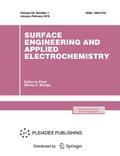  Surface Engineering and Applied Electrochemistry | Zeitschrift |  Sack Fachmedien