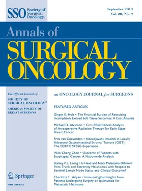 Annals of Surgical Oncology | Springer | Zeitschrift | sack.de