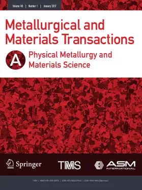Principal Editor: Tresa M. Pollock |  Metallurgical and Materials Transactions A | Zeitschrift |  Sack Fachmedien