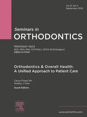  Seminars in Orthodontics | Zeitschrift |  Sack Fachmedien