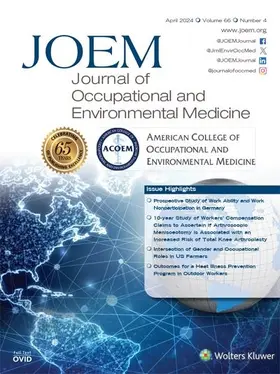 Journal of Occupational and Environmental Medicine | Lippincott | Zeitschrift | www.sack.de