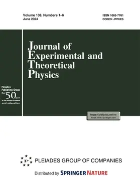 Journal of Experimental and Theoretical Physics | Pleiades Publishing | Zeitschrift | www.sack.de