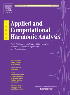 Editors-in-Chief: Charles K. Chui, Ronald R. Coifman, David Donoho |  Applied and Computational Harmonic Analysis | Zeitschrift |  Sack Fachmedien