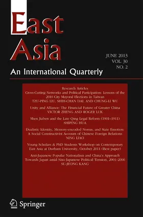 Editor-in-Chief: Gordon C.K. Cheung |  East Asia | Zeitschrift |  Sack Fachmedien