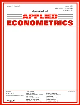 Journal of Applied Econometrics | John Wiley & Sons | Zeitschrift | sack.de