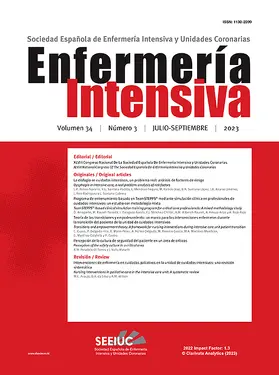  Enfermeria Intensiva | Zeitschrift |  Sack Fachmedien