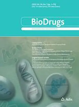 Editor: Kathy Fraser |  BioDrugs | Zeitschrift |  Sack Fachmedien