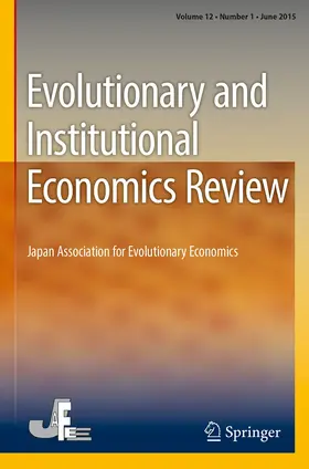  Evolutionary and Institutional Economics Review | Zeitschrift |  Sack Fachmedien
