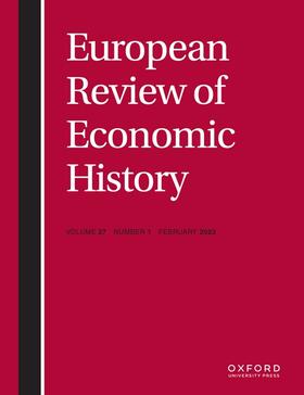 European Review of Economic History | Zeitschrift |  Sack Fachmedien