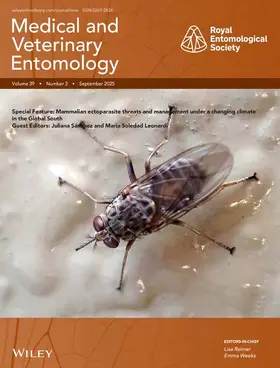  Medical and Veterinary Entomology | Zeitschrift |  Sack Fachmedien