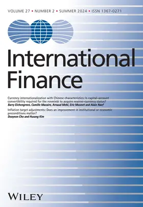 International Finance | John Wiley & Sons | Zeitschrift | www.sack.de
