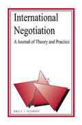  International Negotiation | Zeitschrift |  Sack Fachmedien