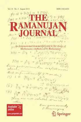 The Ramanujan Journal | Springer | Zeitschrift | sack.de
