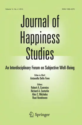 Journal of Happiness Studies | Zeitschrift |  Sack Fachmedien