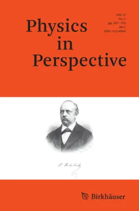 Physics in Perspective | Springer | Zeitschrift | www.sack.de