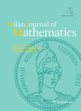 Milan Journal of Mathematics | Zeitschrift |  Sack Fachmedien