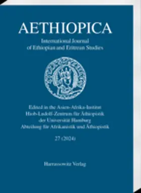  Aethiopica | Zeitschrift |  Sack Fachmedien