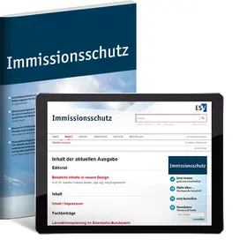 Immissionsschutz | Erich Schmidt Verlag | Zeitschrift | sack.de