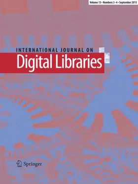 Executive Editor-in-Chief: Nabil R. Adam |  International Journal on Digital Libraries | Zeitschrift |  Sack Fachmedien