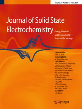 Journal of Solid State Electrochemistry | Springer | Zeitschrift | www.sack.de