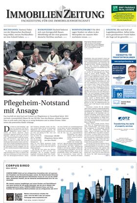 Immobilien Zeitung | IZ Immobilien Zeitung Verlagsgesellschaft | Zeitschrift | sack.de