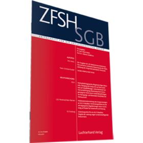 ZFSH/SGB - Zeitschrift für die sozialrechtliche Praxis | Luchterhand Verlag | Zeitschrift | sack.de