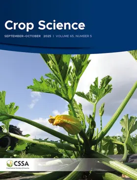  Crop Science | Zeitschrift |  Sack Fachmedien