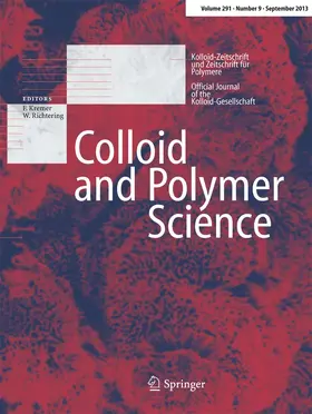 Colloid and Polymer Science | Springer | Zeitschrift | www.sack.de